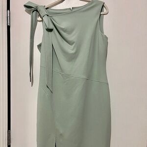 Calvin Klein Light Green Bow Dress